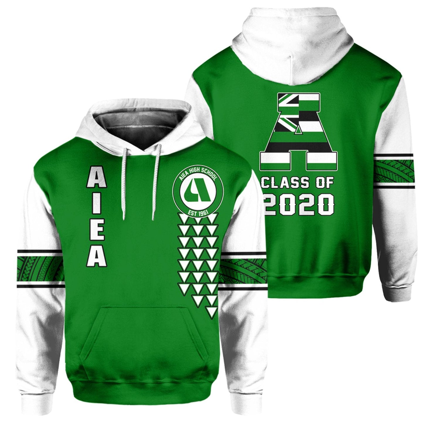 (Personalized) Hawaii Hoodie Aiea High Your Class Pullover Hoodie AH