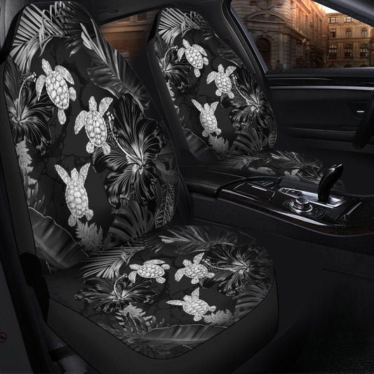 Hawaiian Silver Tropical Turtle Car Seat Covers AH