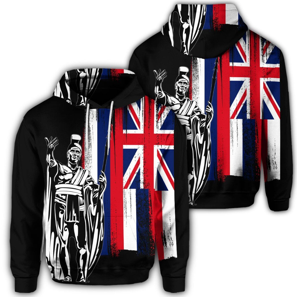Hawaiian Hoodie Hawaiian King Flag Hoodie
