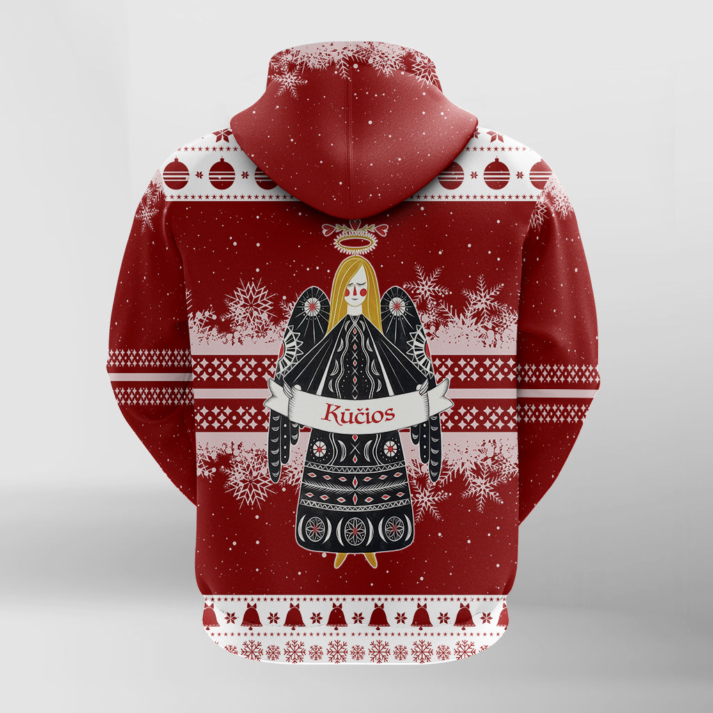 Kios Angel Lithuania Folk Style Christmas Hoodie