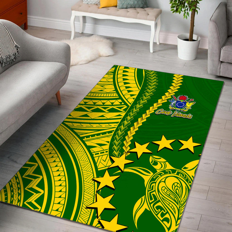 Cook Islands Polynesian Area Rug
