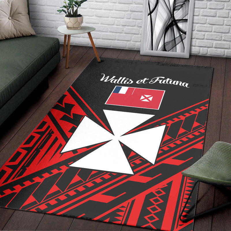 Wallis et Futuna Area Rug Happy Independence Day