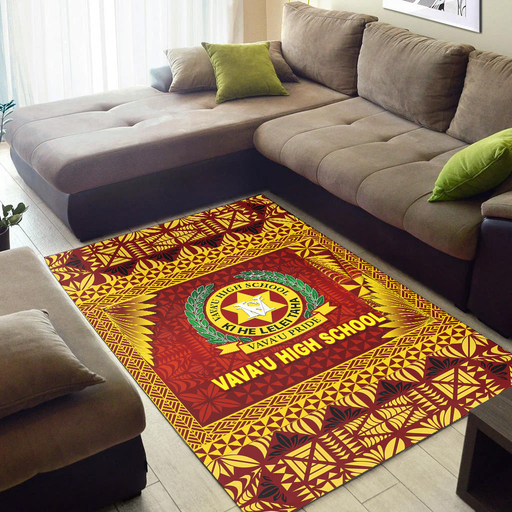 Tonga Vava'u High School Area Rugs Simplified Version Maroon