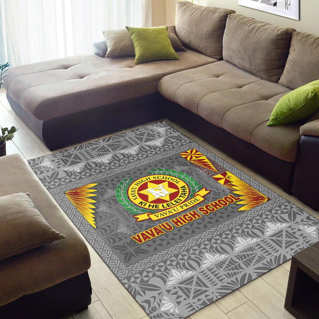 Tonga Vava'u High School Area Rugs Simplified Version Grey
