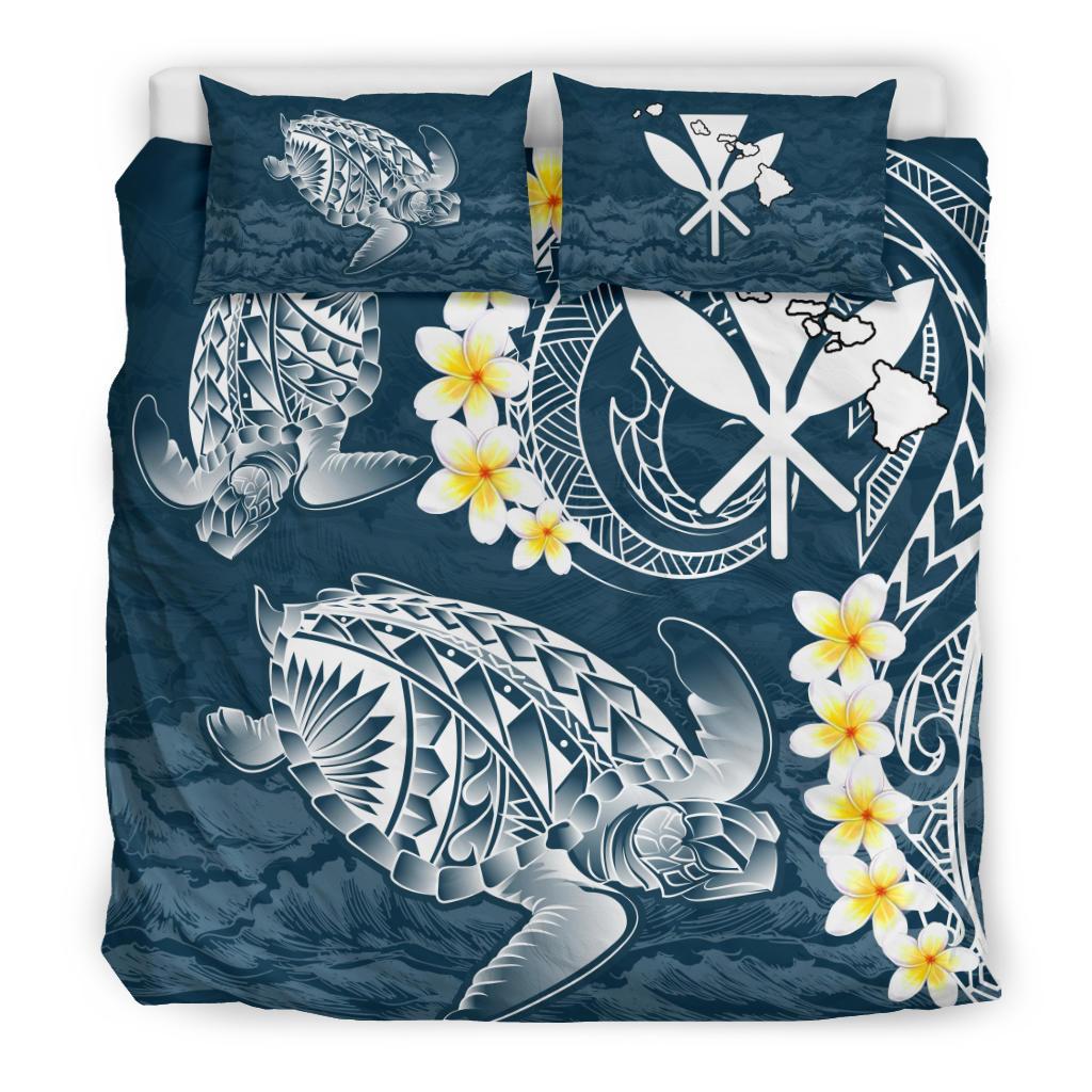Hawaii Bedding Set Hawaii Turtle Plumeria Polynesian Bedding Set Sease Style