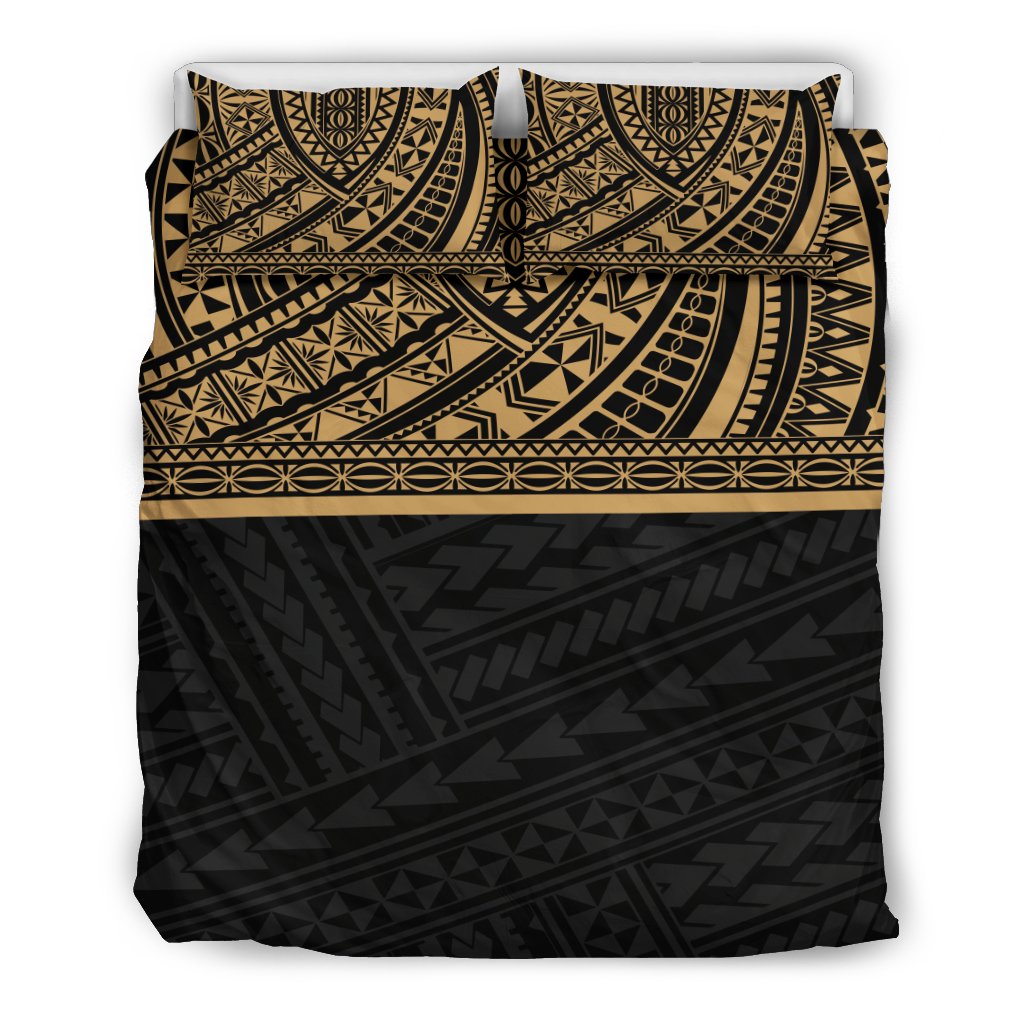 Poly Duvet Cover Set Polynesian Gold Style