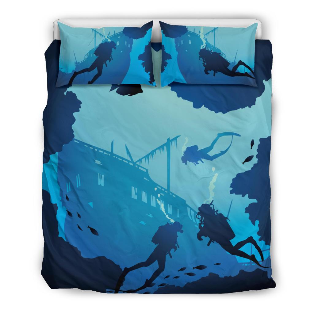 Hawaii Scuba Diving Bedding Set