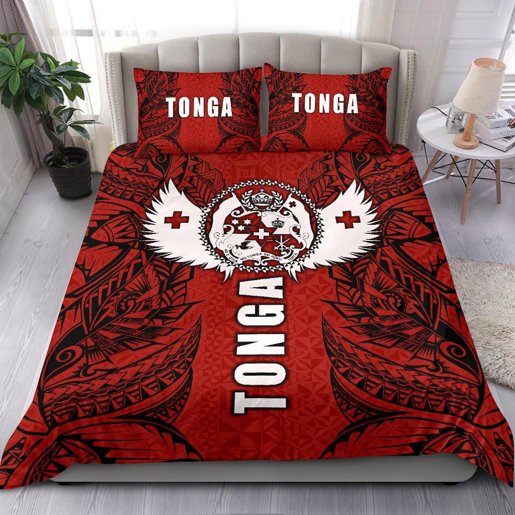 Polynesian Bedding Set Tonga Duvet Cover Tonga Wings