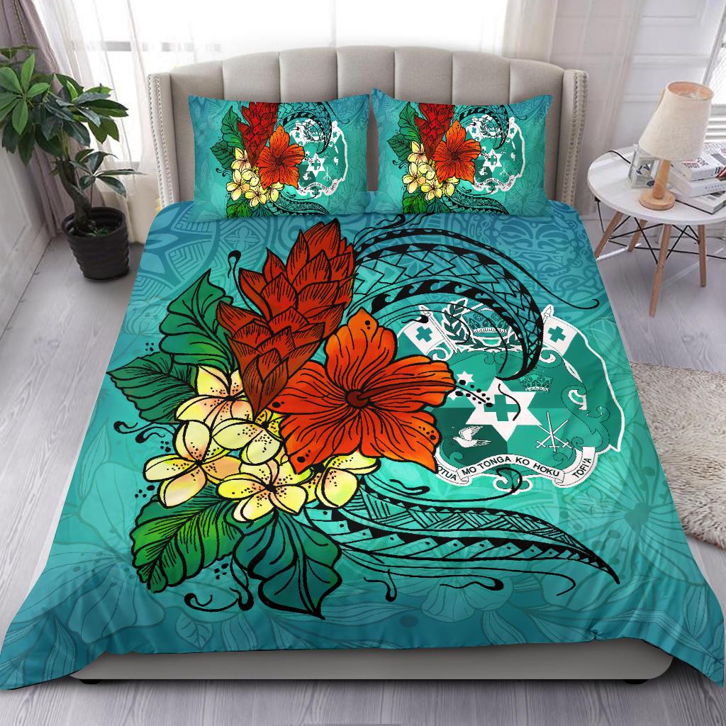Tonga Bedding Set Tropical Flowers Style
