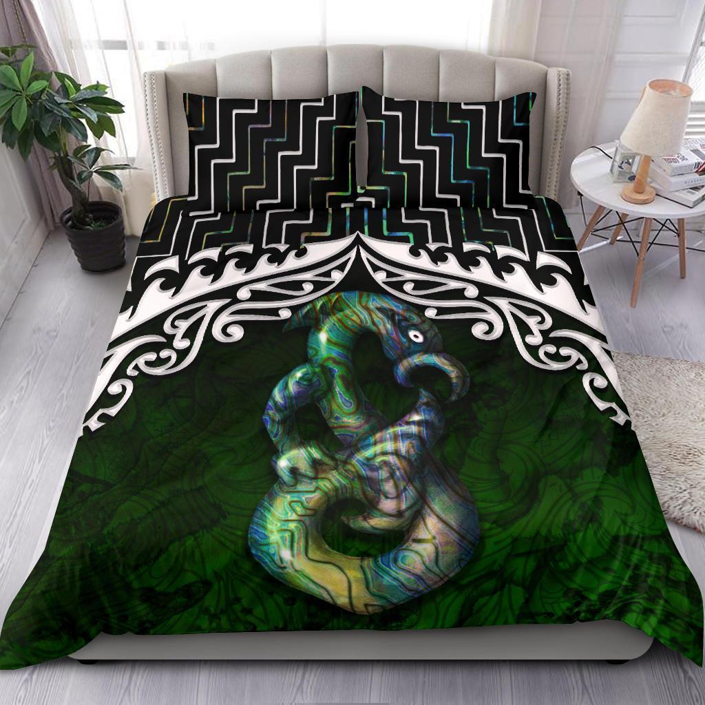 New Zealand Maori Manaia Poutama Bedding Set