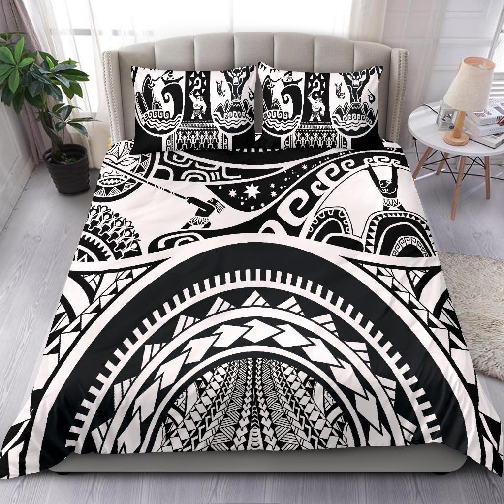 Polynesian Bedding set Maui Tattoo