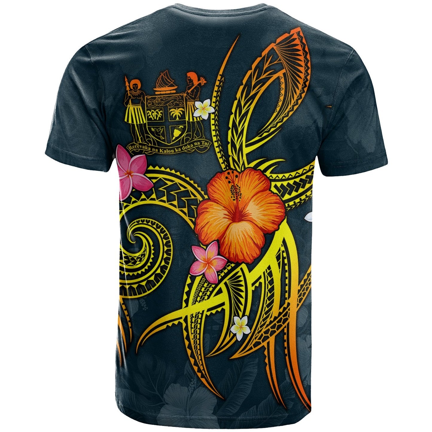 Fiji Polynesian T - Shirt - Legend Of Fiji Blue