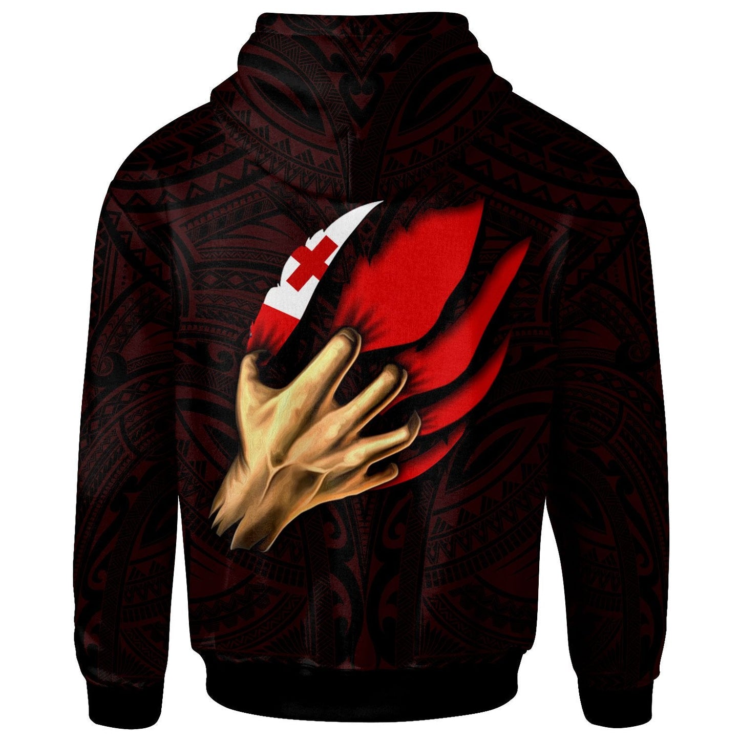 Tonga Hoodie Tonga In Me Red