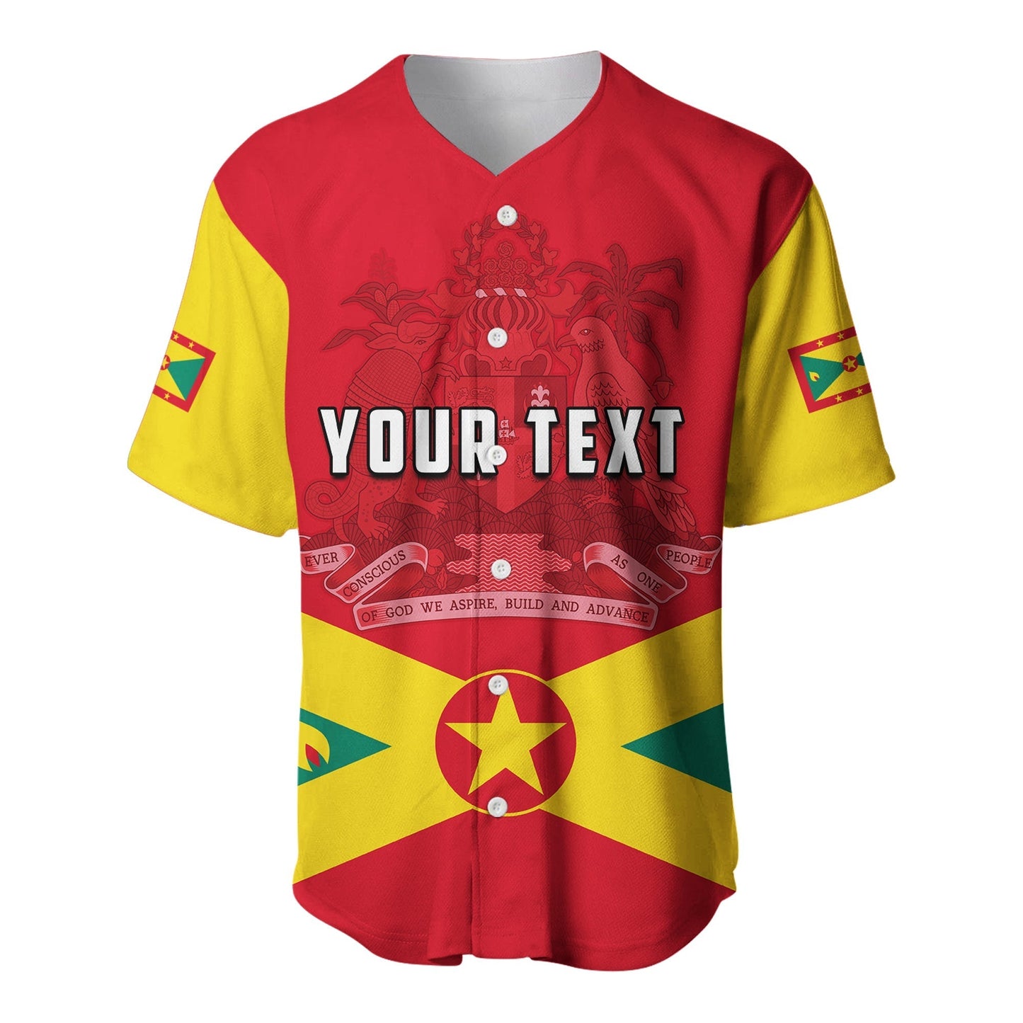 (Custom Personalised) Grenada Baseball Jersey Keep Calm And Love Grenada
