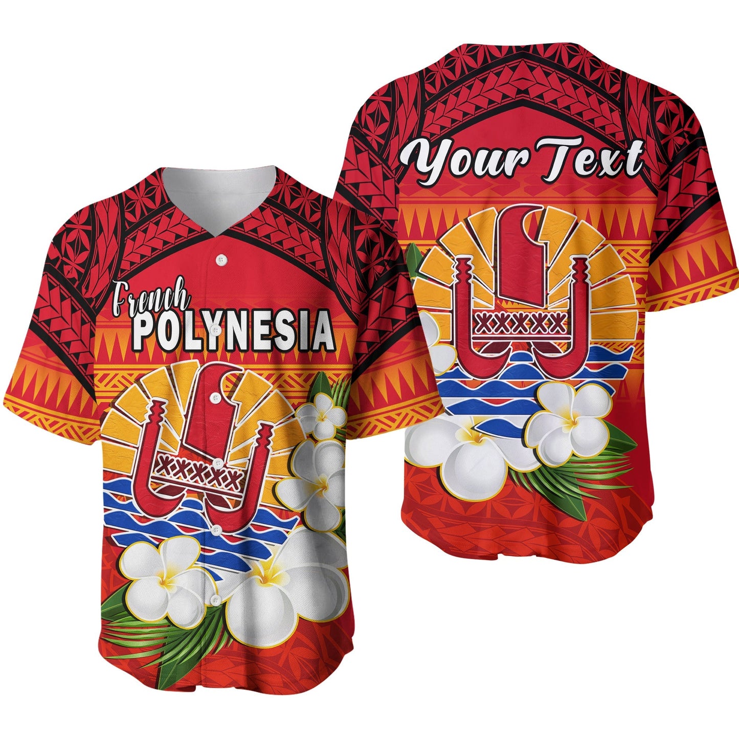 (Custom Personalised) French Polynesia Baseball Jersey Happy Internal Autonomy Day Special Version