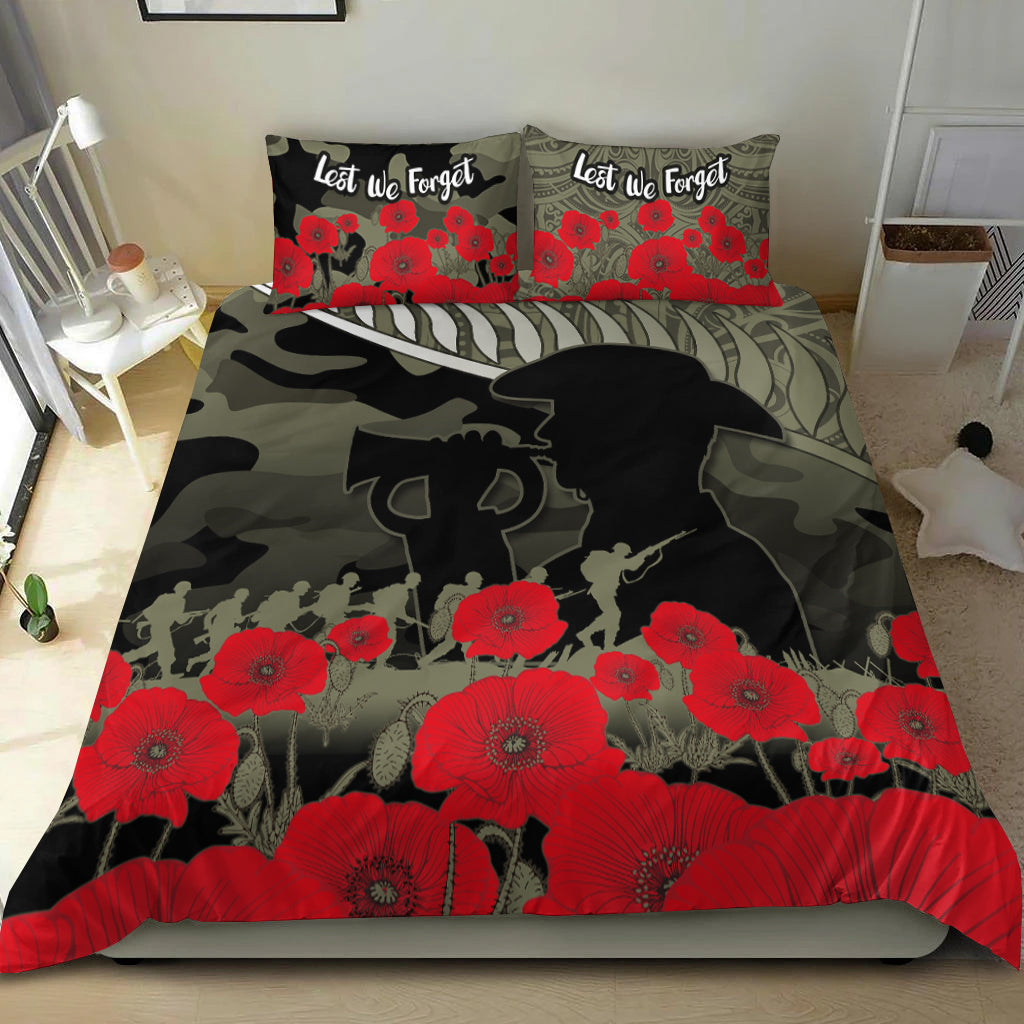 New Zealand ANZAC 2022 Bedding Set Maori Camouflage