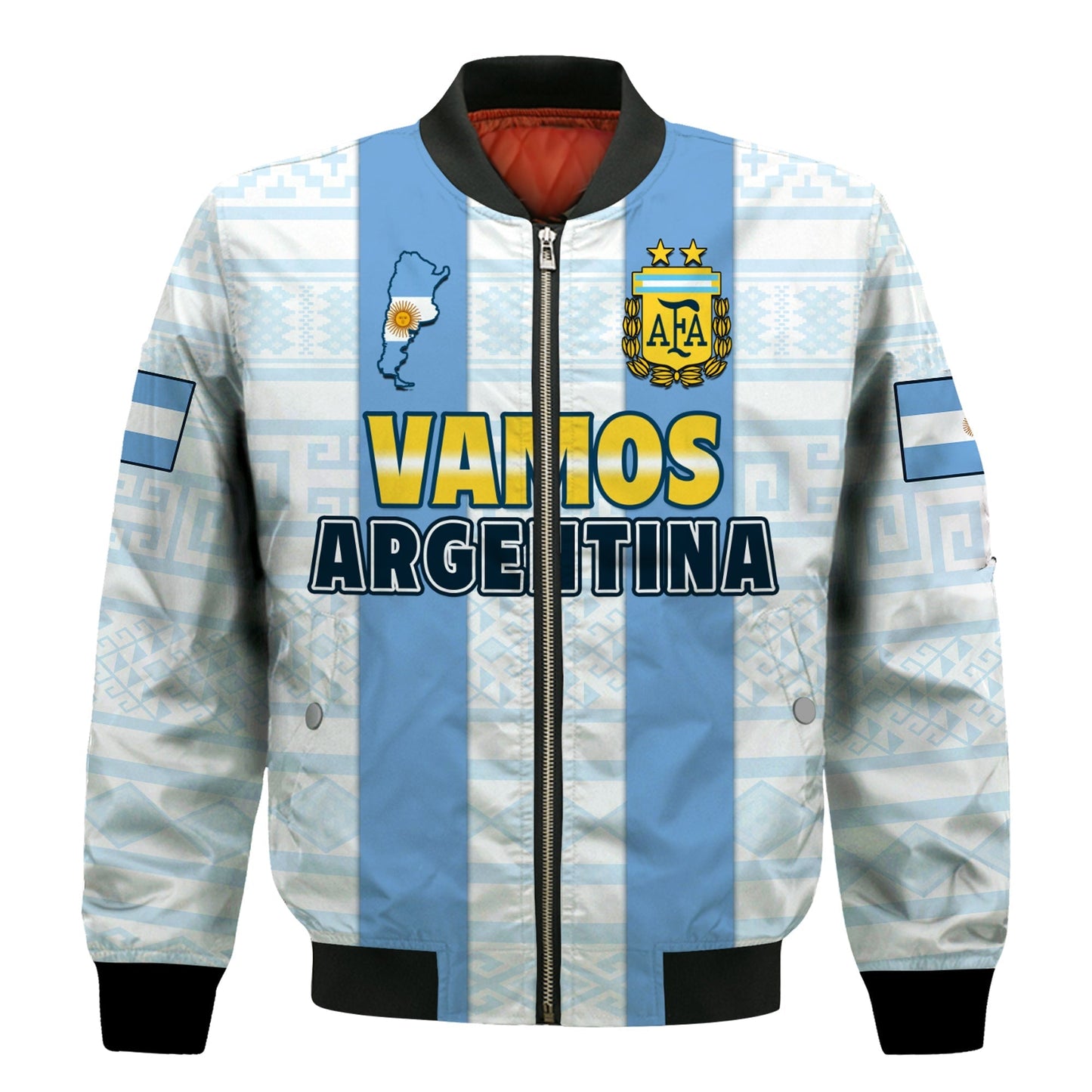 Argentina Football 2022 Bomber Jacket Vamos La Albiceleste