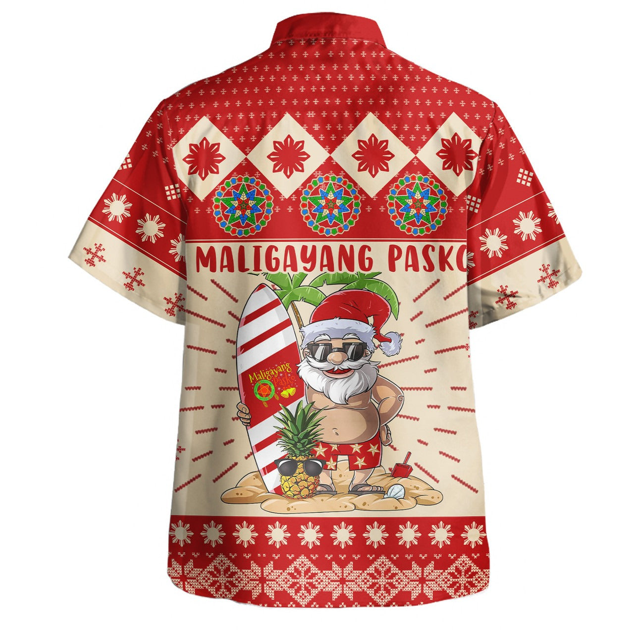 Philippines Filipinos Christmas Hawaiian Shirt Maligayang Pasko Short Sleeve Shirt