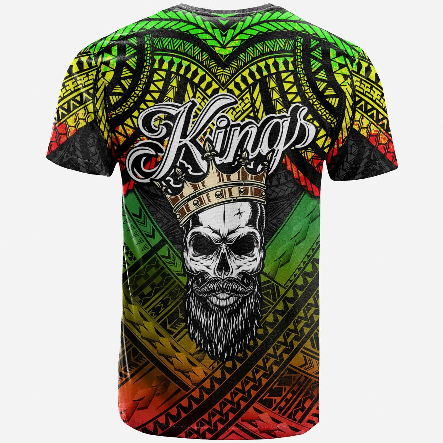 Hawaii Custom Personalised T Shirt The Kings Of Maui With Hawaiian Reggage Tribal Patterns T Shirt