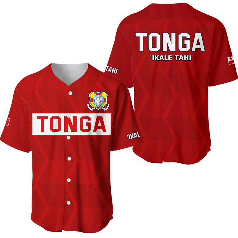 Tonga Rugby Sevens Baseball Jersey Sporty Style