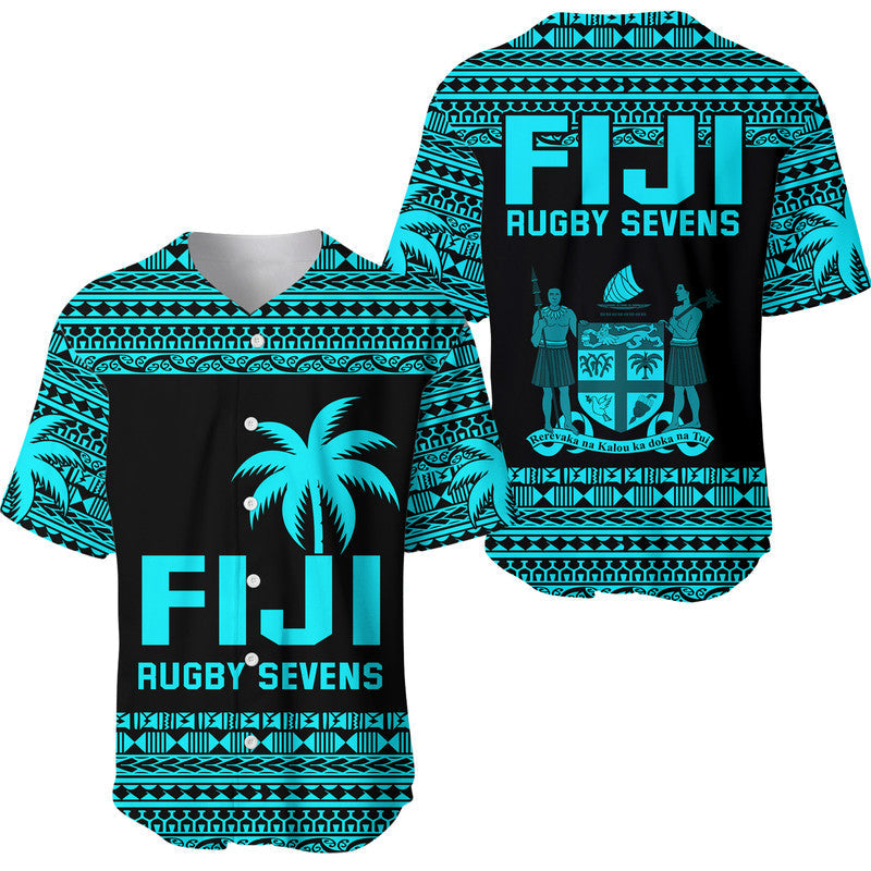 Fiji Rugby Sevens Baseball Jersey Simple Style