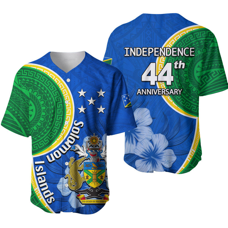 Solomon Islands Independence Day 44th Anniversary Baseball Jersey No.1