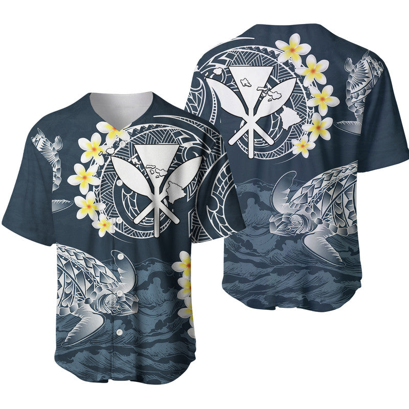 Hawaii Kanaka Turtle Baseball Jersey Style No.1