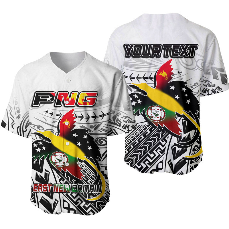 (Custom Personalised) Papua New Guinea And East New Britain Province Baseball Jersey