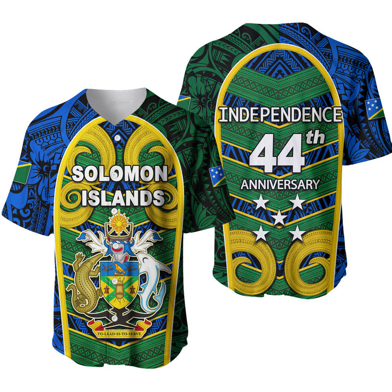 Solomon Islands Independence Day 44th Anniversary Baseball Jersey No.2