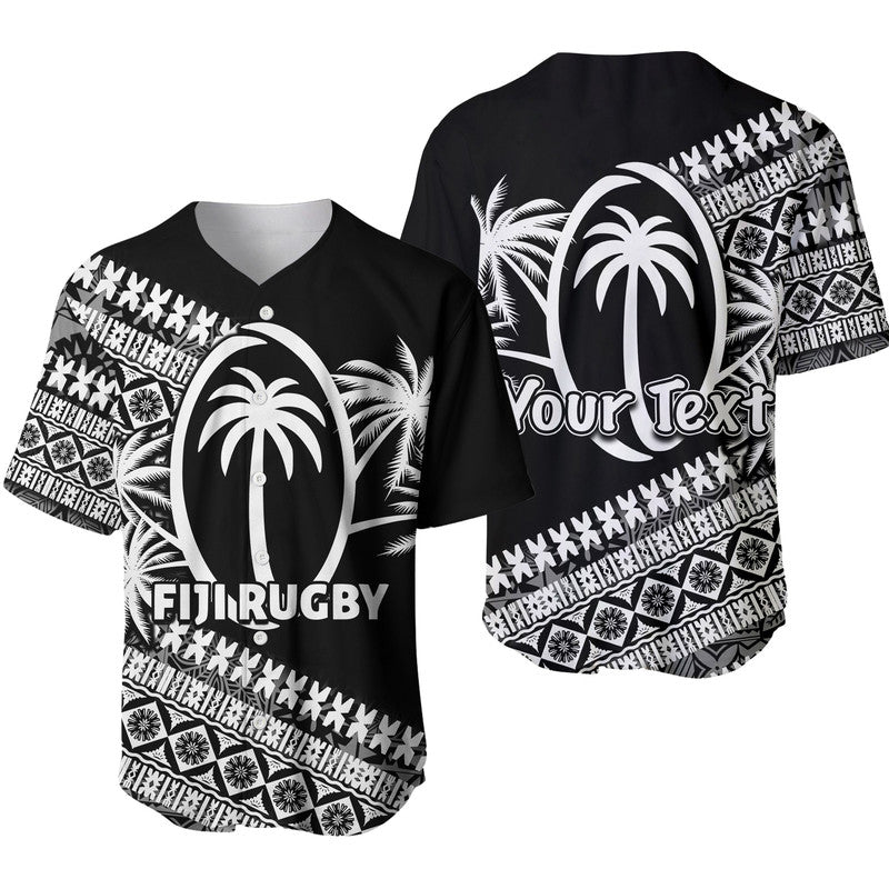 (Custom Personalised) FijI Tapa Rugby Baseball Jersey