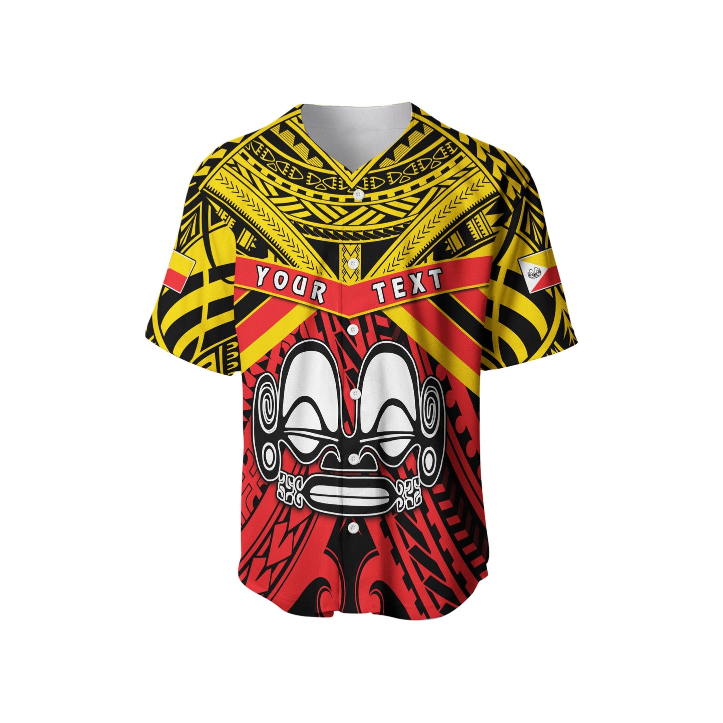 (Custom Personalised) Marquesas Islands Baseball Jersey the One and Only