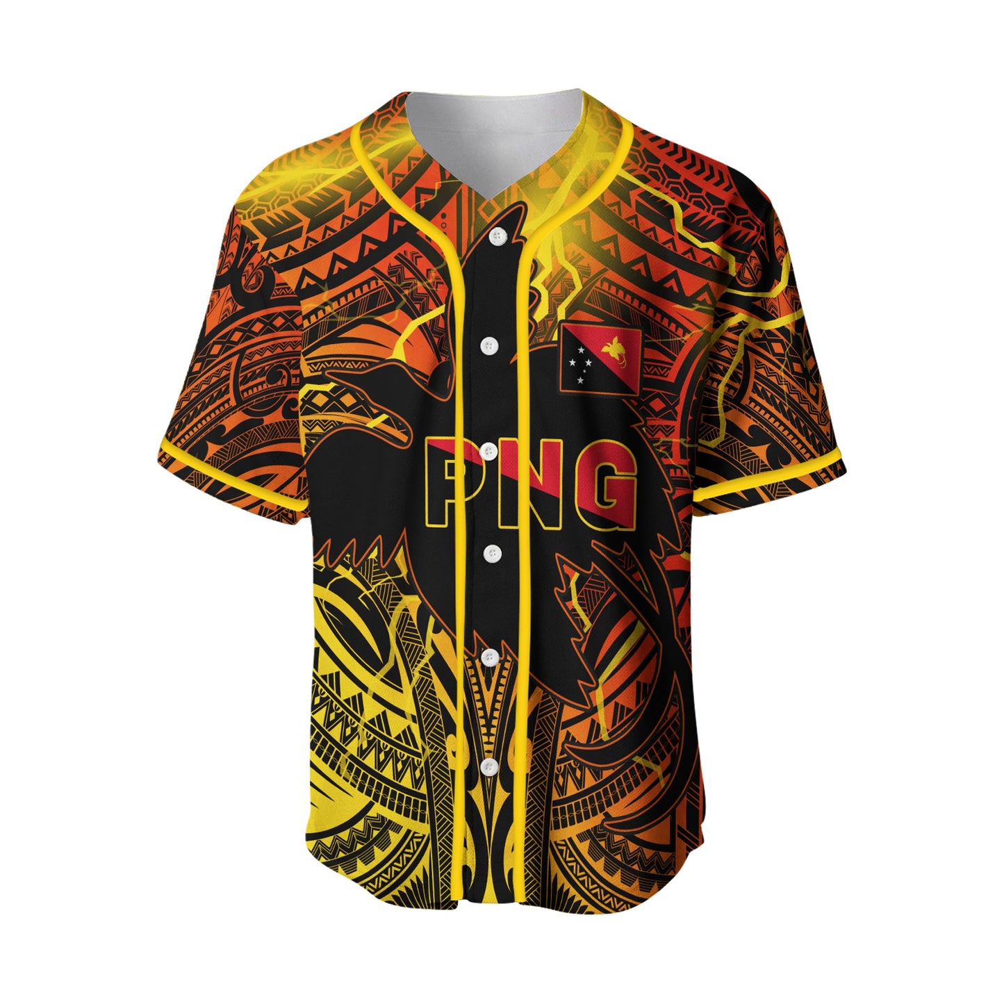 Papua New Guinea Baseball Jersey Stalwart Polynesian Special