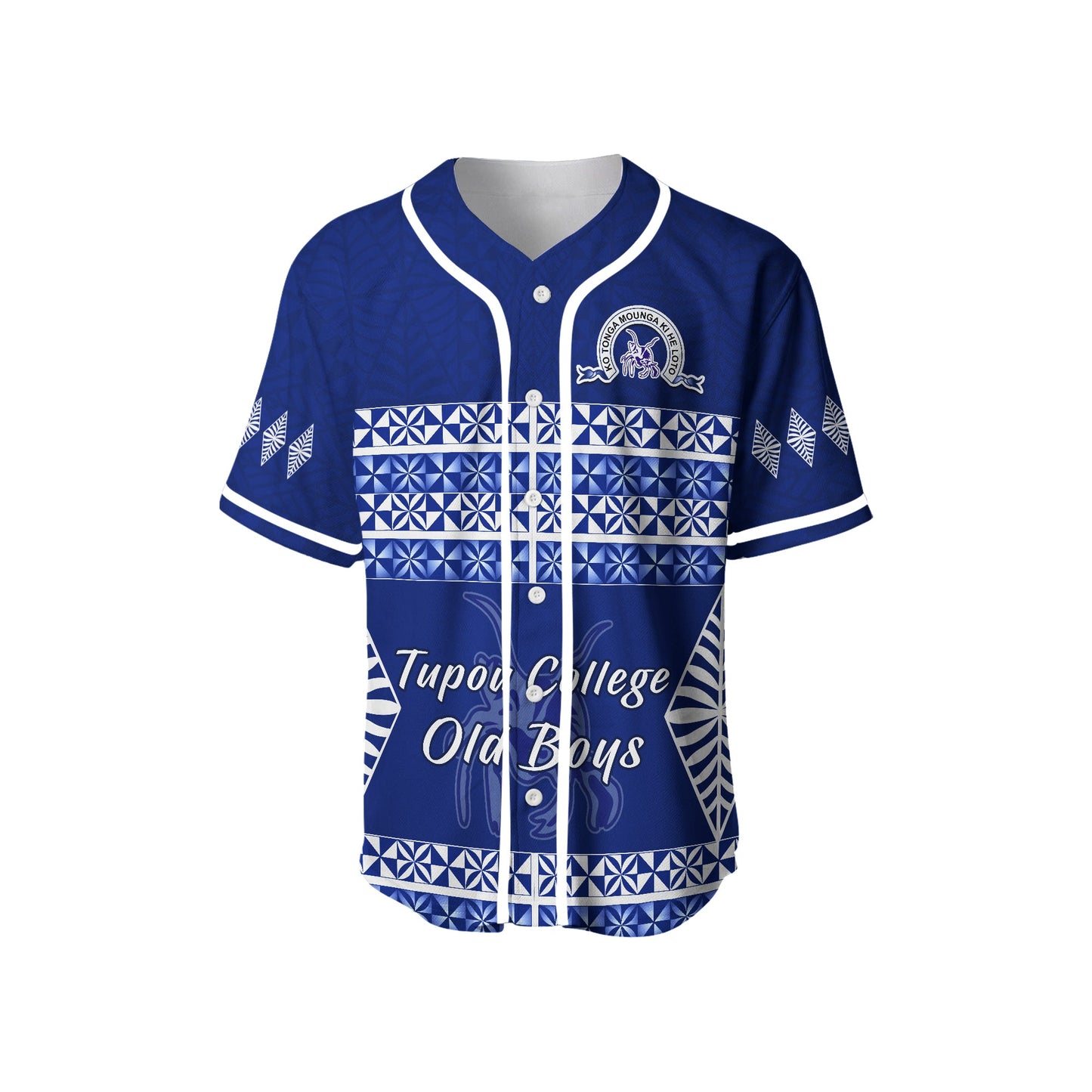 Old Boys of Tupou College Baseball Jersey 155th Anniversary