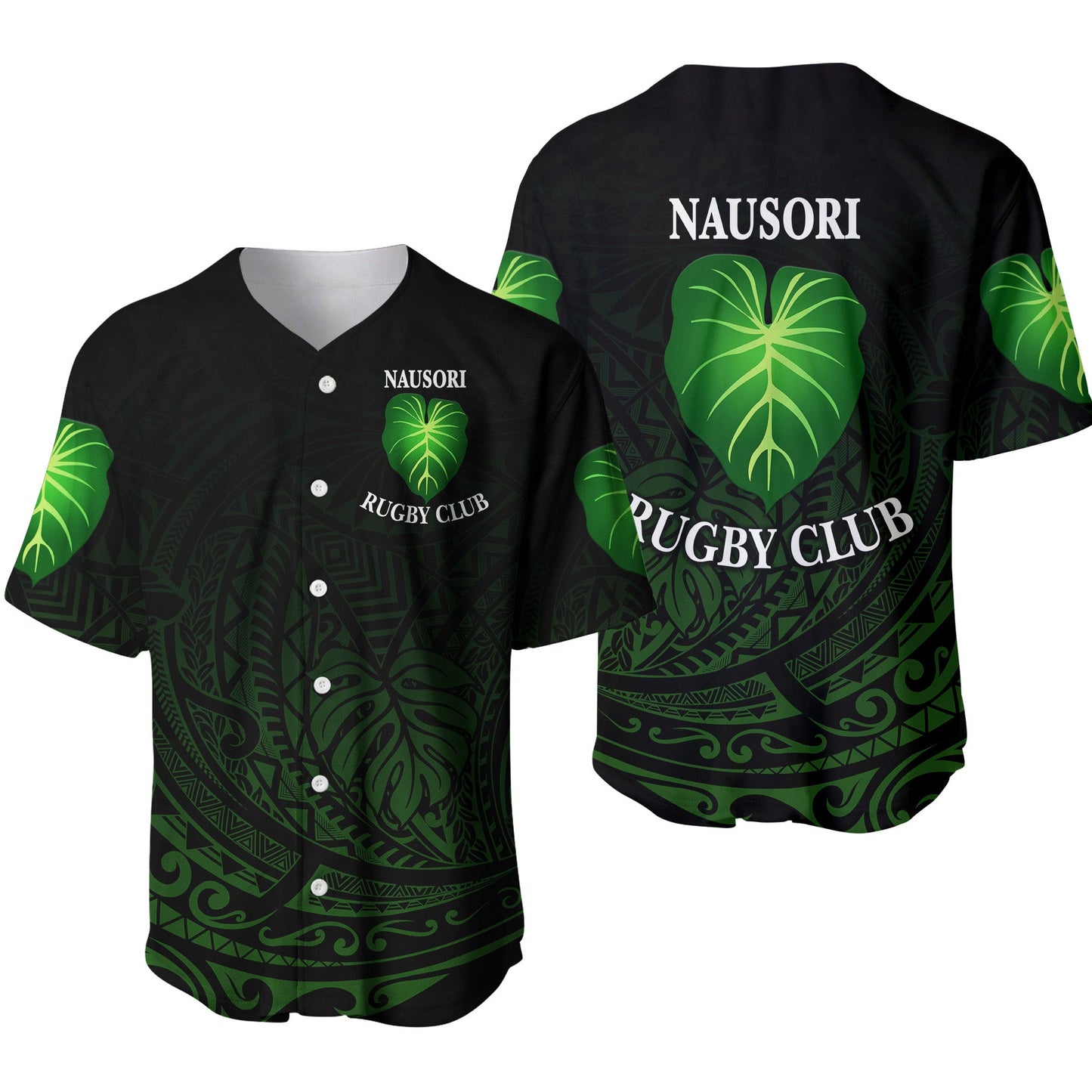 Fiji Nausori Rugby Baseball Jersey Original Style