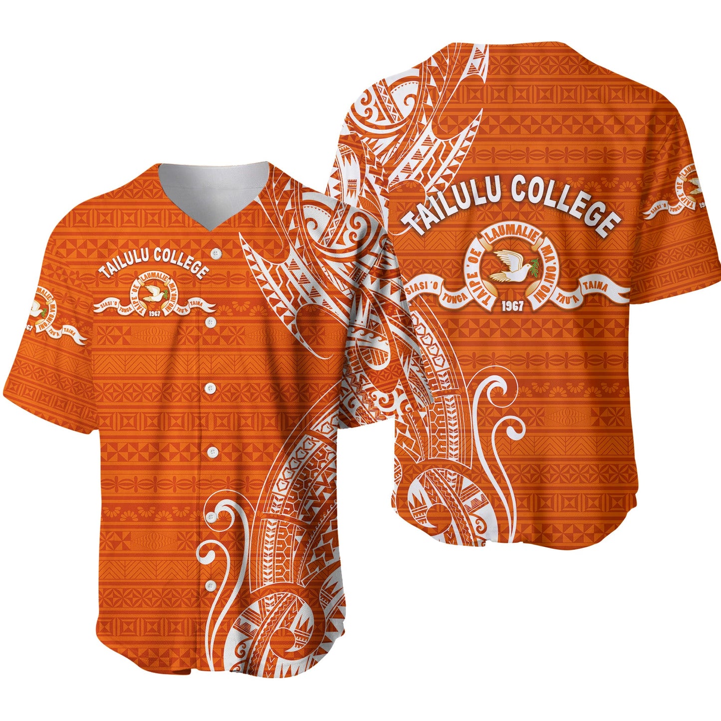 Tonga Tailulu College Baseball Jersey Simple Vibes