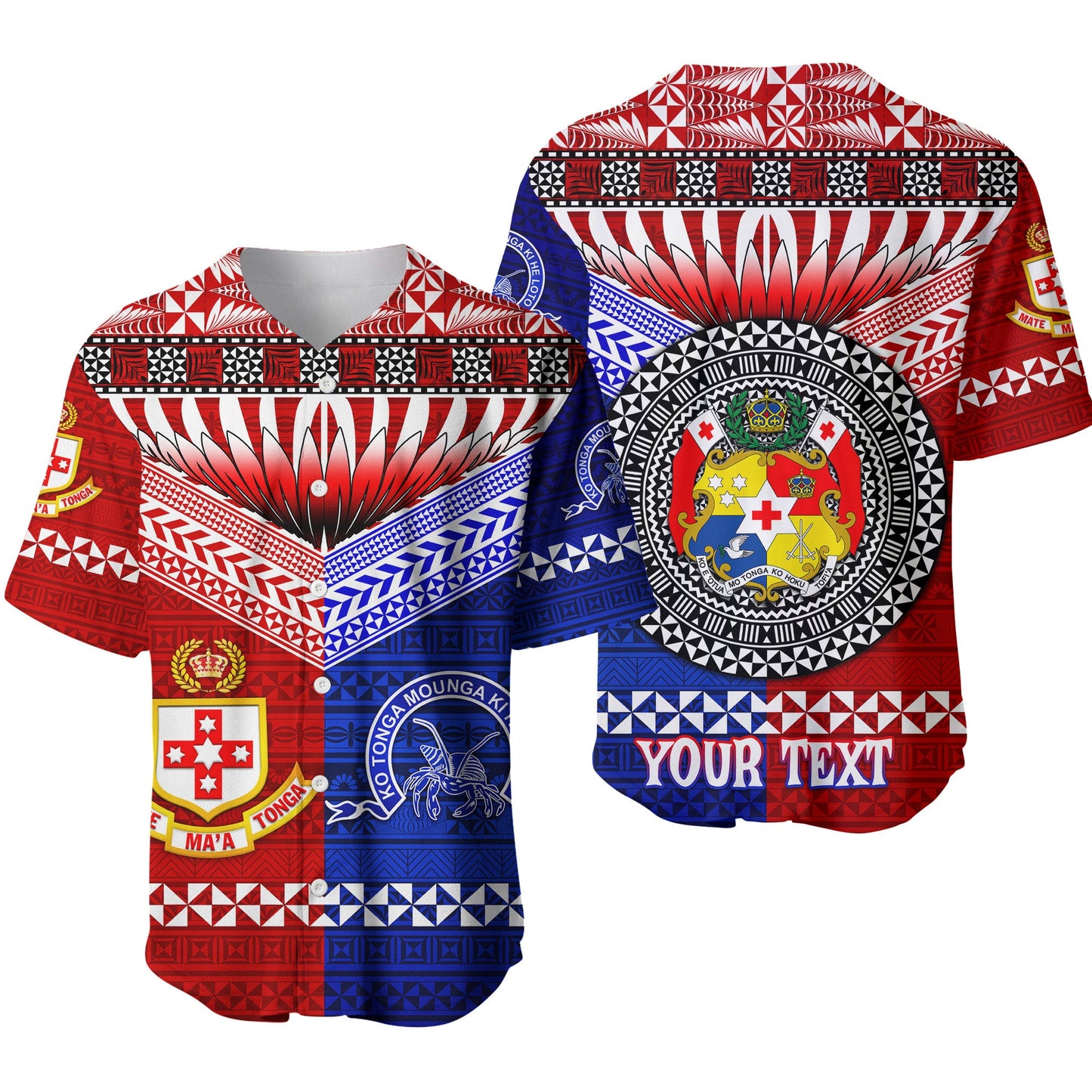 (Custom Personalised) Kolisi Tonga College Atele And Tupou College Toloa Baseball Jersey Together Unique