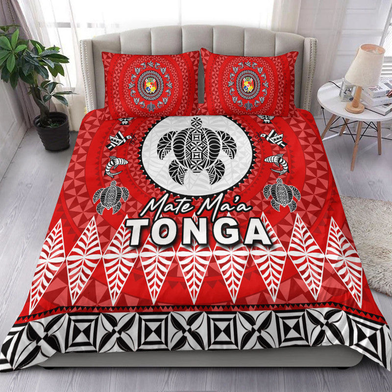 Mate Ma'a Tonga Ngatu Fonu Rugby Bedding Set