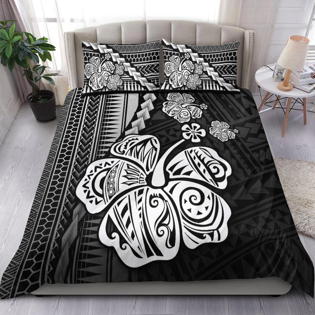 Polynesian Hibiscus Bedding Set Hawaiian Style No.4