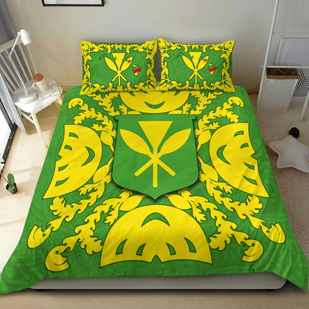 Hawaii Bedding Set Kanaka Maoli No.1 Green Style
