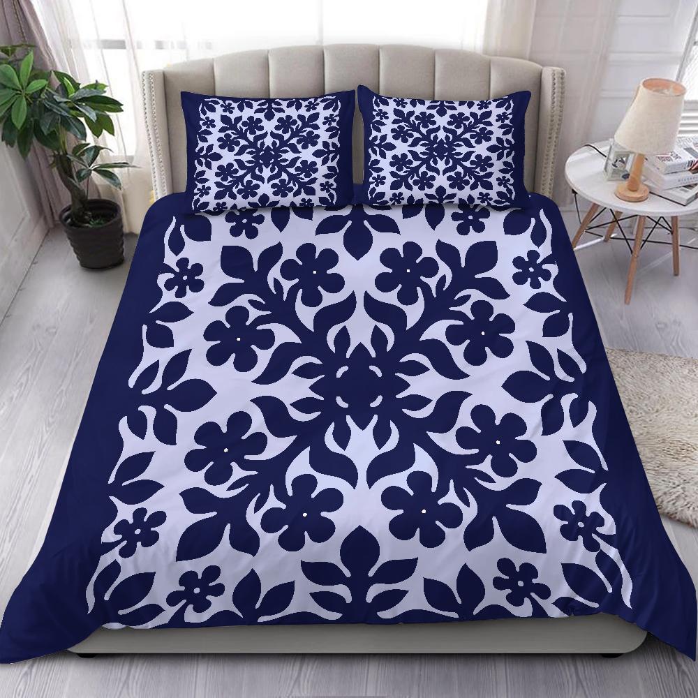 Hawaii Plumeria Quilting Bedding Set AH