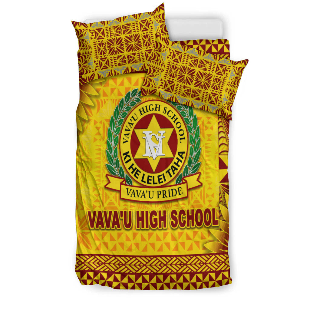 Tonga Vava'u High School Bedding Set Simplified Version Gold