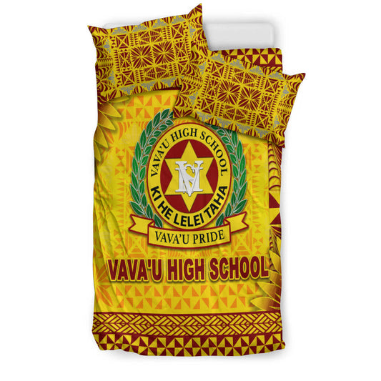 Tonga Vava'u High School Bedding Set Simplified Version Gold