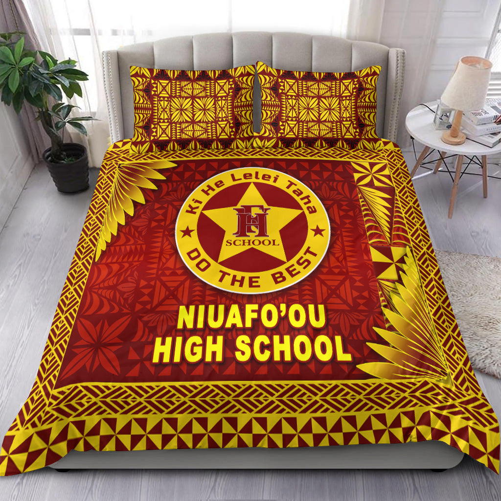 Tonga Niuafo'ou High School Bedding Set Simplified Version
