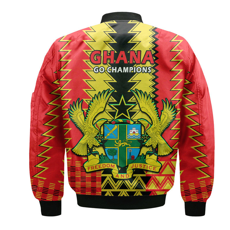 Ghana Football Sport Style Bomber Jacket