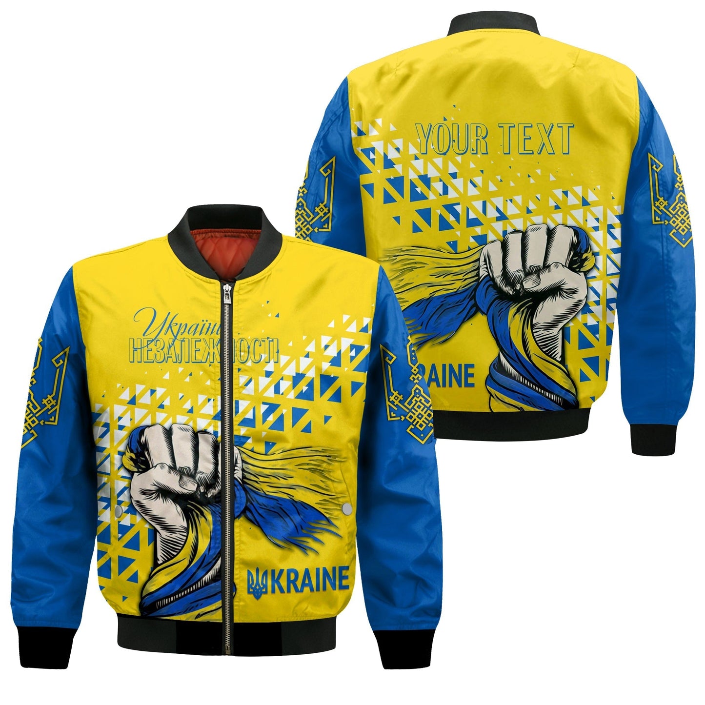 Personalised Ukraine Bomber Jacket 31st Independence Anniversary
