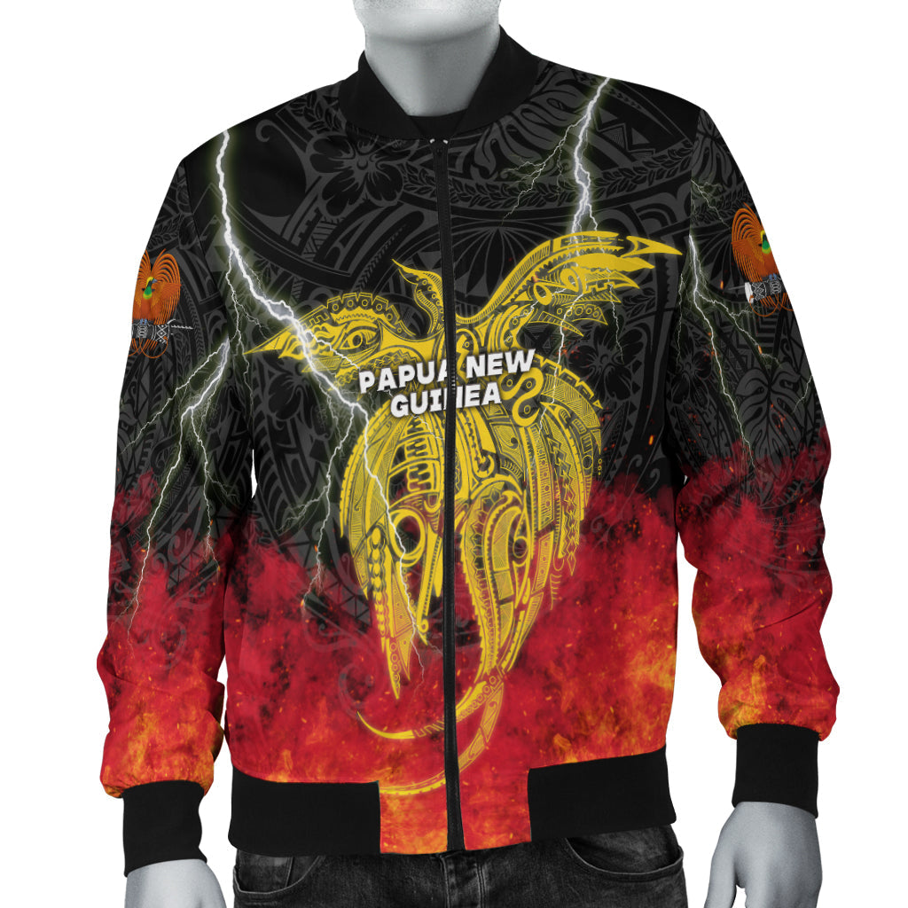 Papua New Guinea Men Bomber Jacket Independence Day Special Style