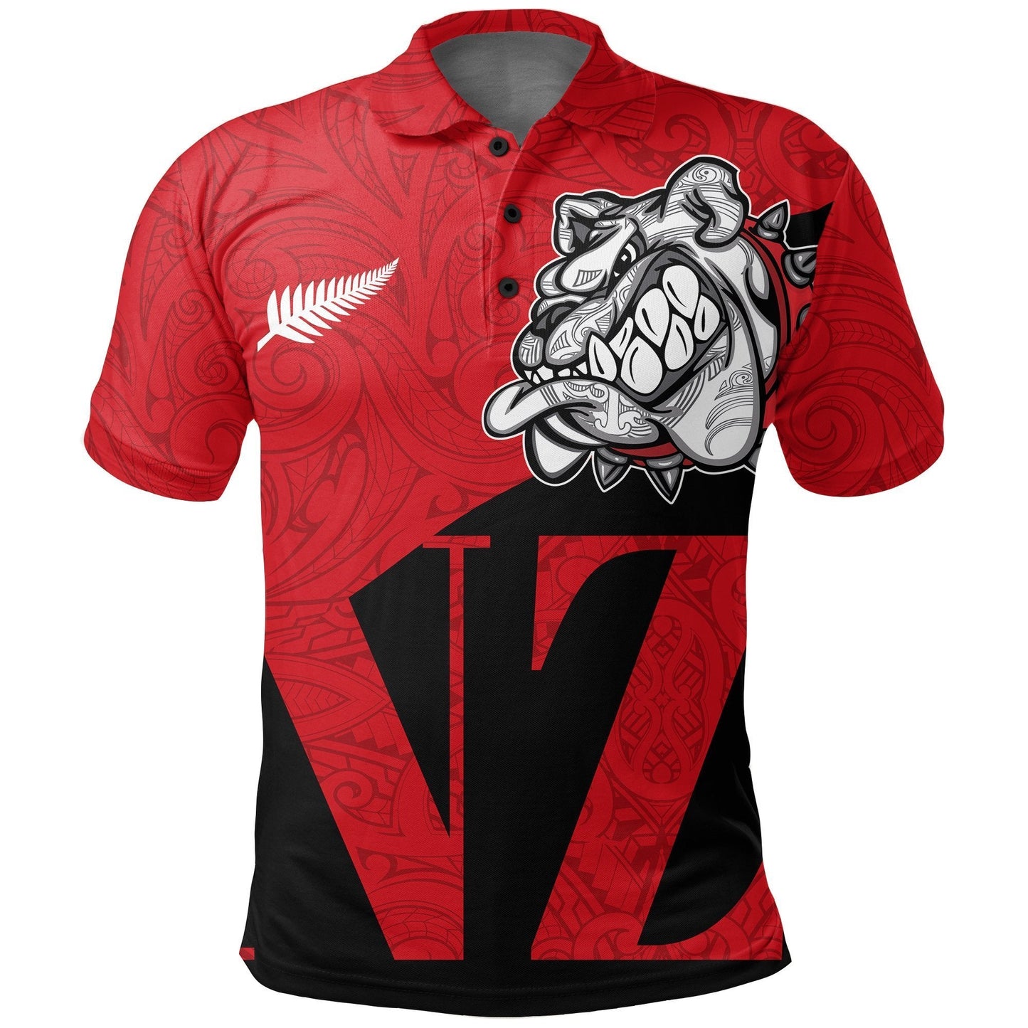 New Zealand Maori Polo Shirt, Maori Bulldog Golf Shirts