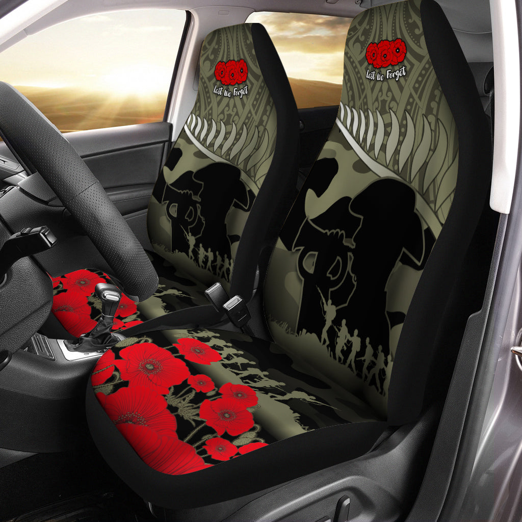New Zealand ANZAC 2022 Car Seat Covers Maori Camouflage