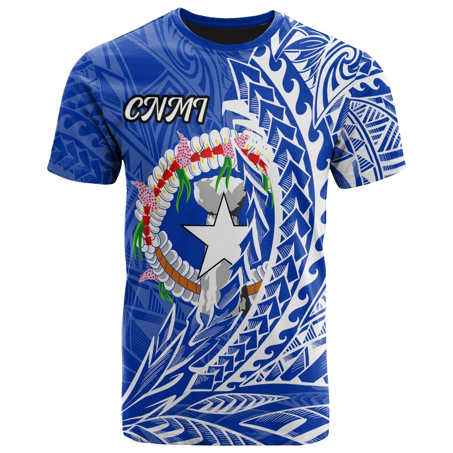 Northern Mariana Islands T Shirt Wings Style