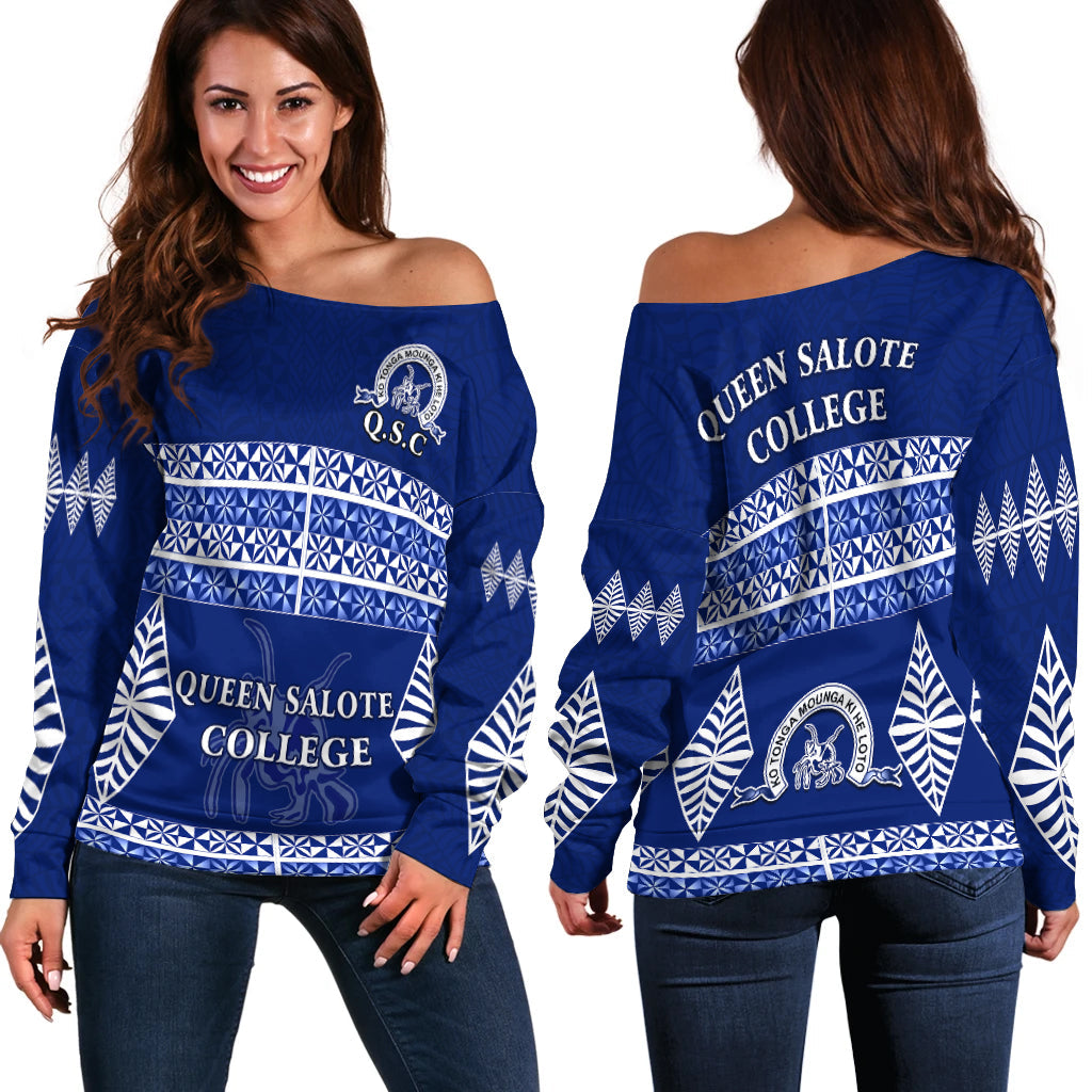 Queen Salote College Off Shoulder Sweater Tonga Pattern